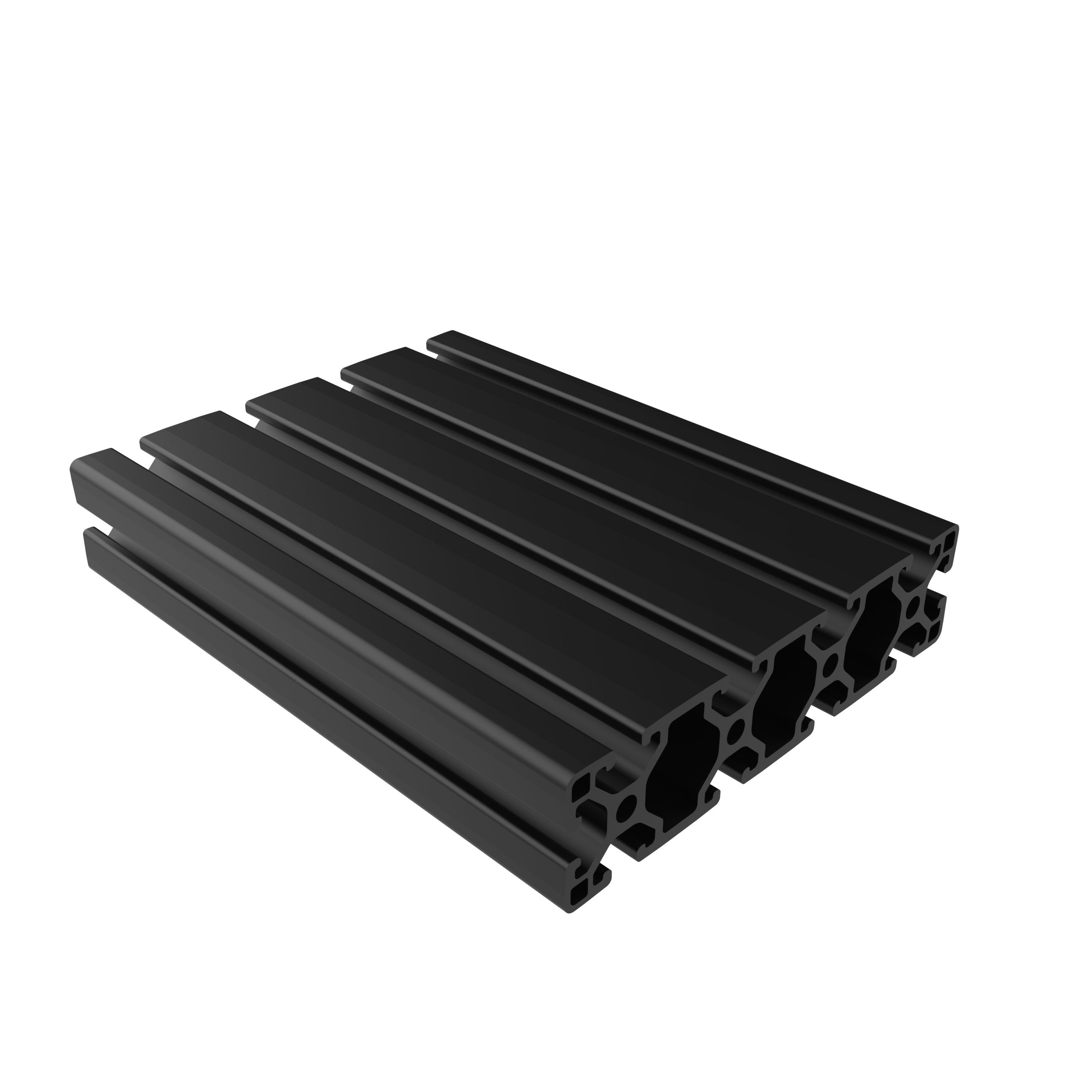 Extruded Aluminum Profile - Open Face & Powder Coated (1.5" x 6")